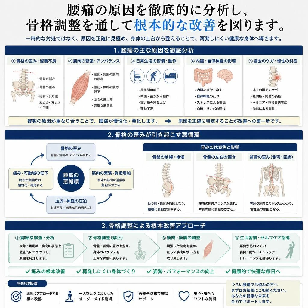腰痛改善のメカニズム