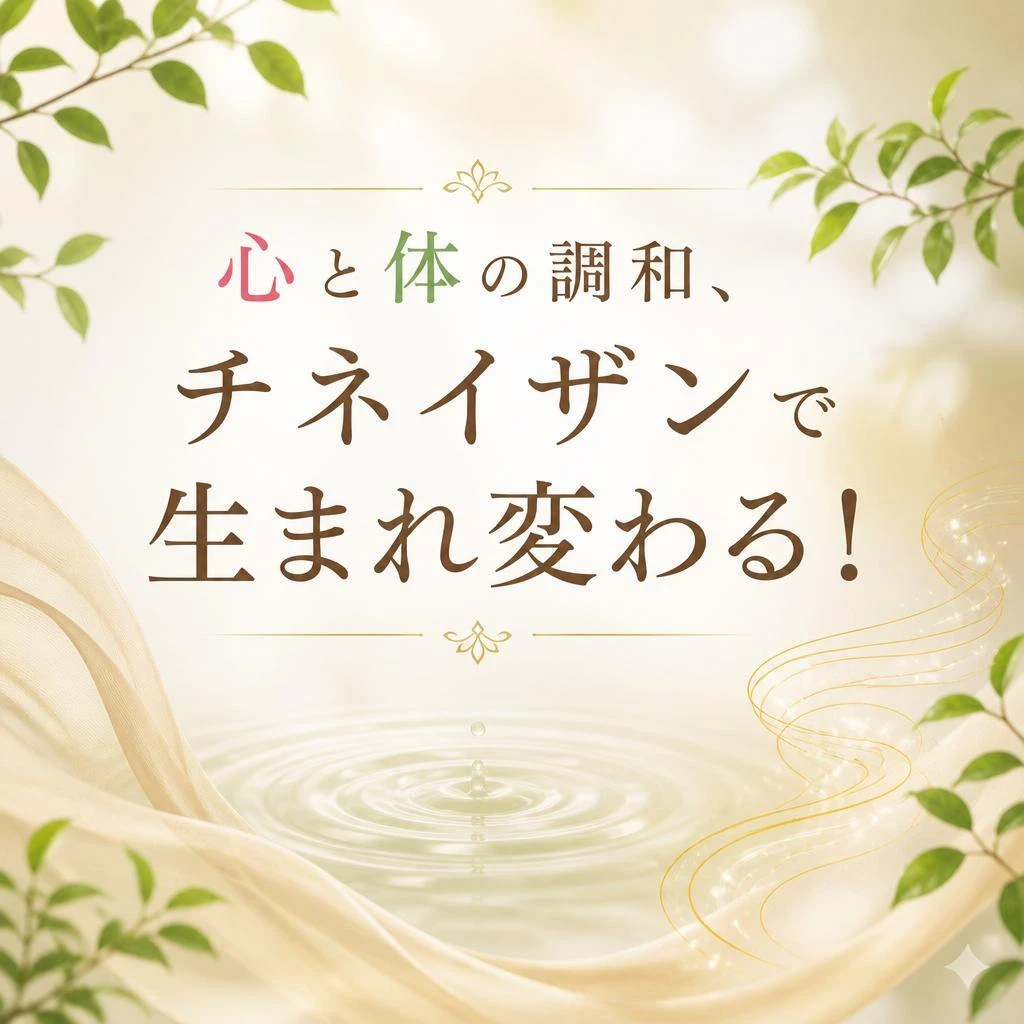 心と体の調和、チネイザンで生まれ変わる！