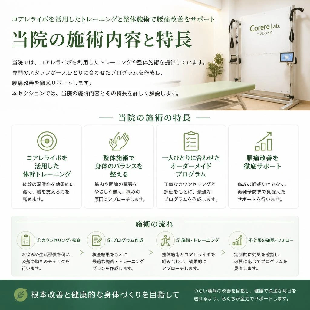 当院での施術内容