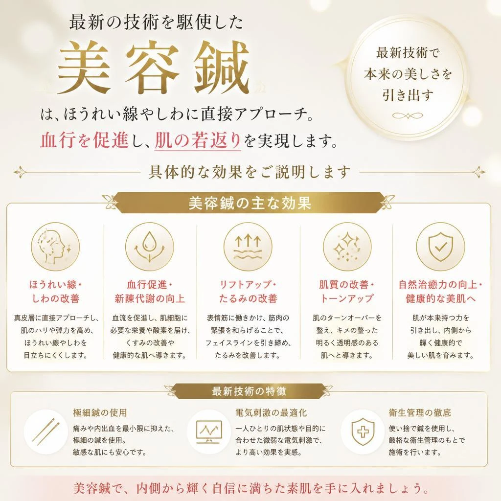 特別な美容鍼の効果
