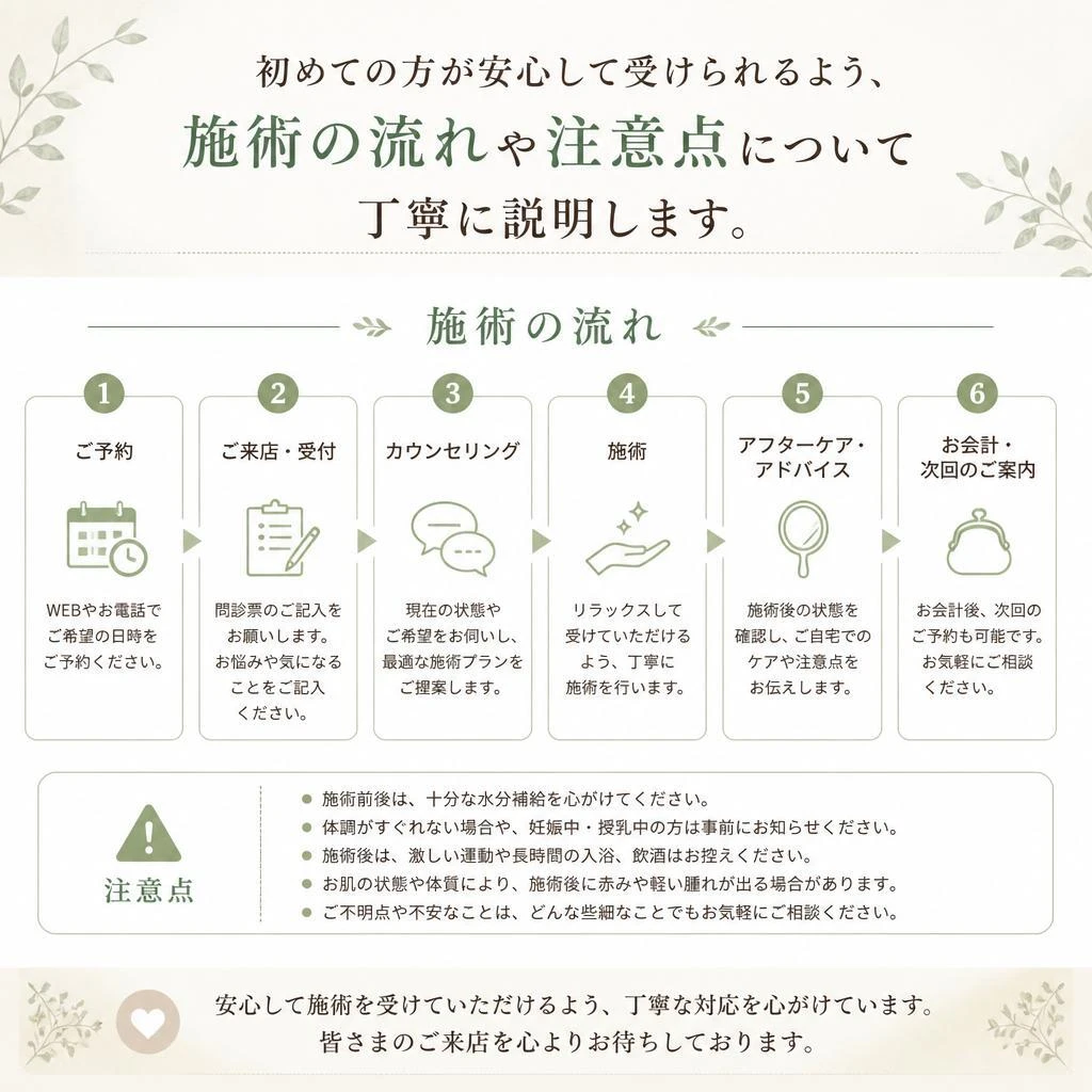 5. 実際の施術の流れ