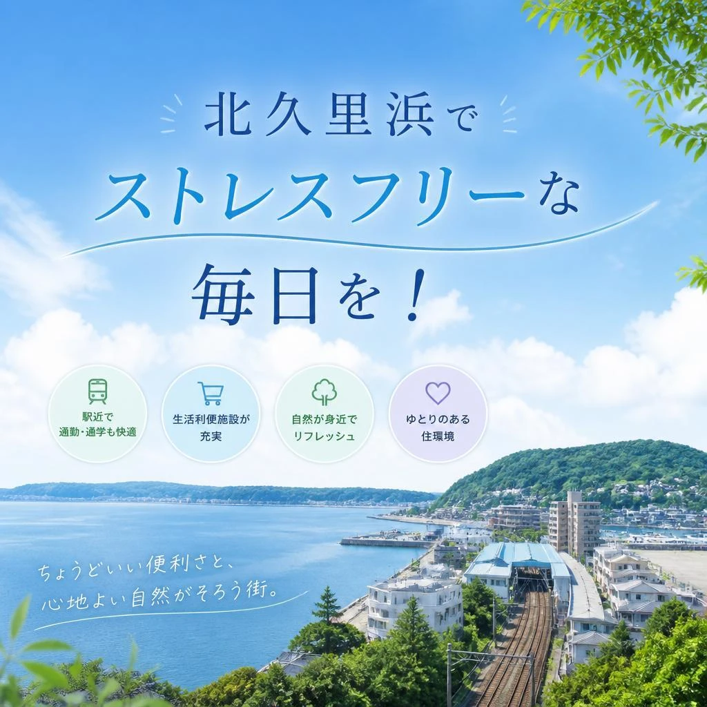 北久里浜でストレスフリーな毎日を！