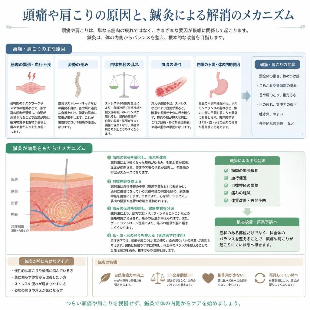 2. 頭痛と肩こりの原因はここにある！
