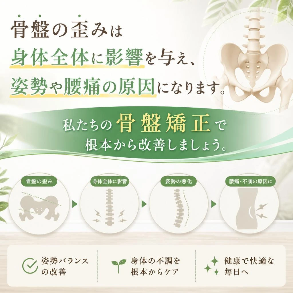 骨盤矯正の重要性