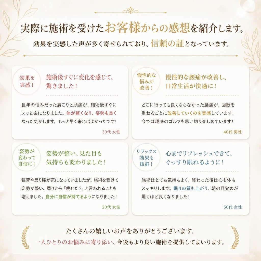 お客様の声