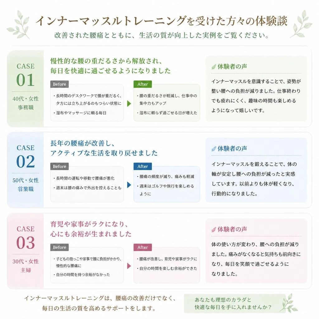 4. 体験者の声