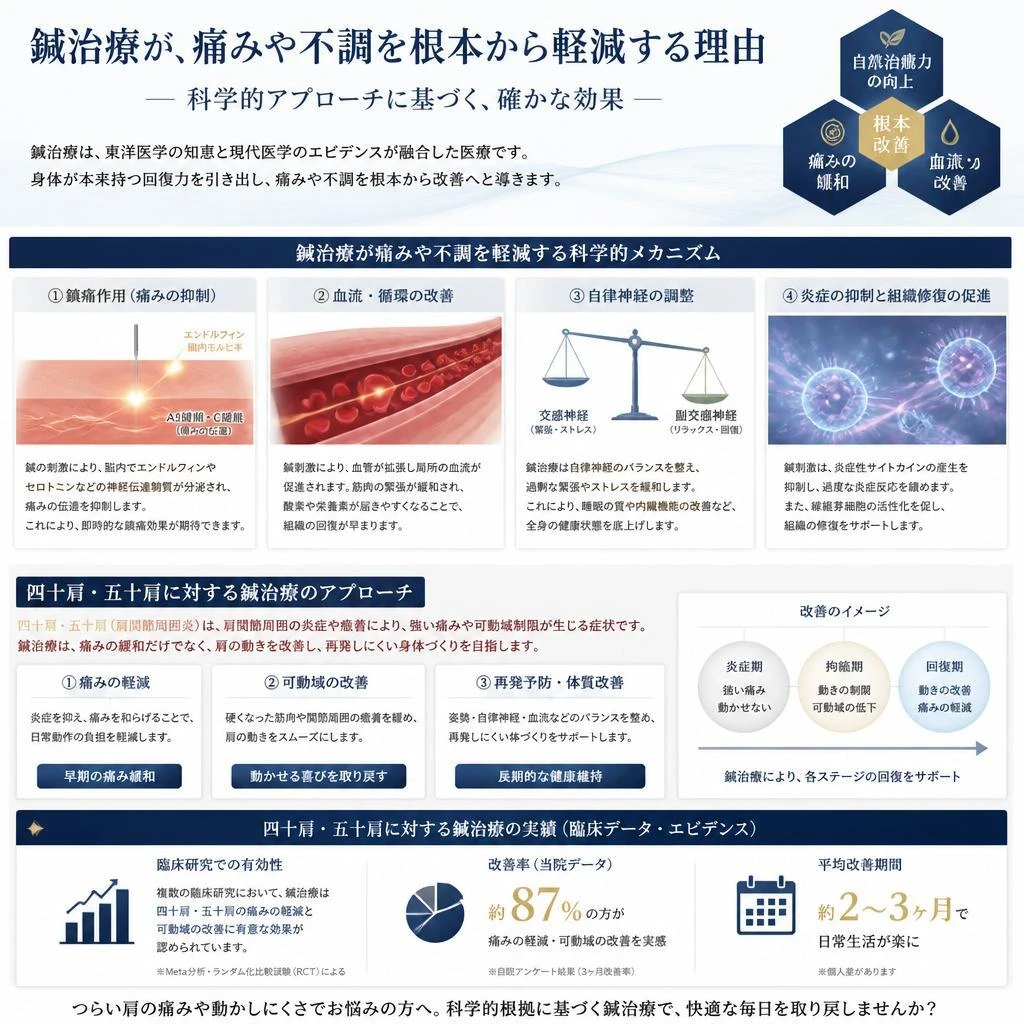 痛みを根本から改善する鍼治療
