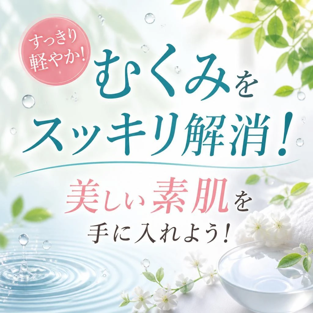 むくみをスッキリ解消！美しい素肌を手に入れよう！