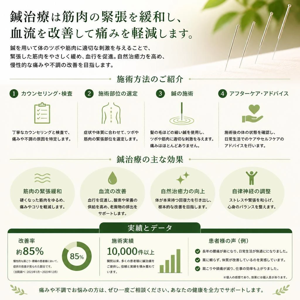 北久里浜での鍼の効果