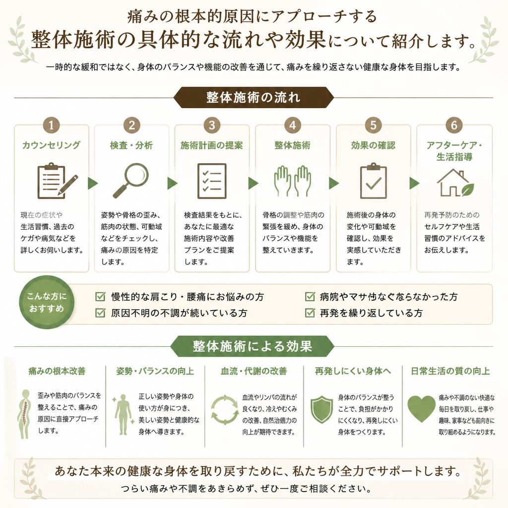 根本からの痛み解消