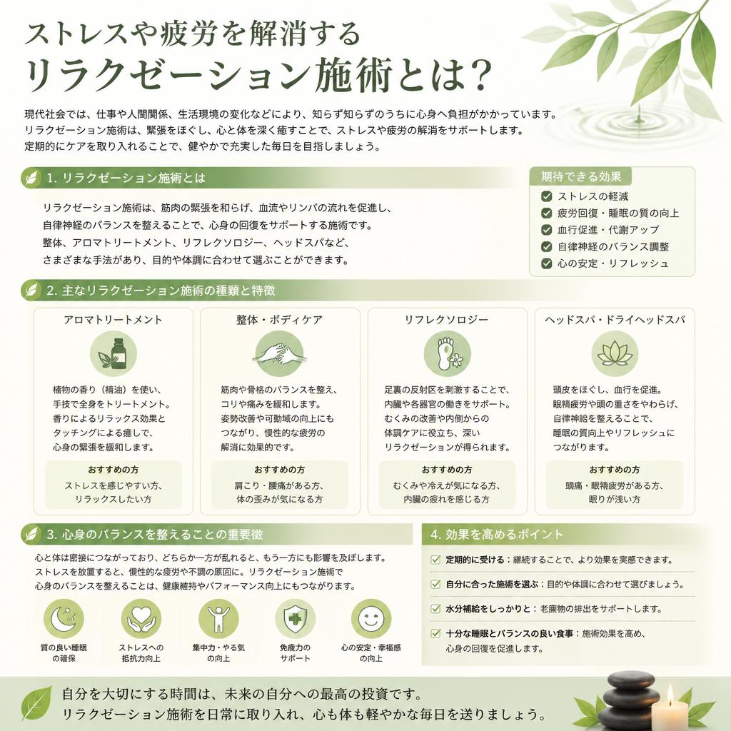 リラクゼーション効果