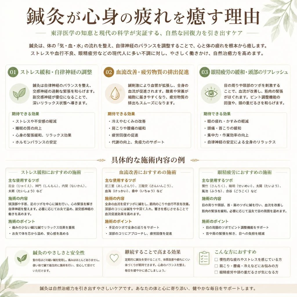 鍼灸施術の効果