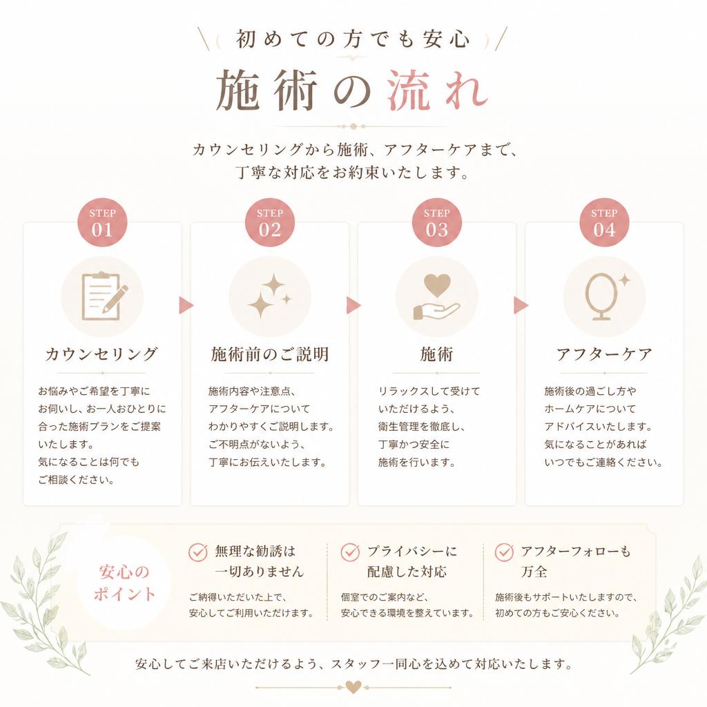 施術の流れ