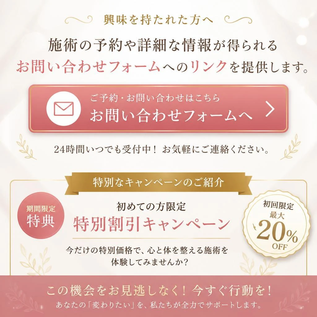 今すぐお問い合わせを！