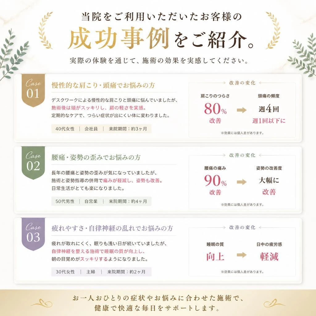 お客様の声を聞いてみてください