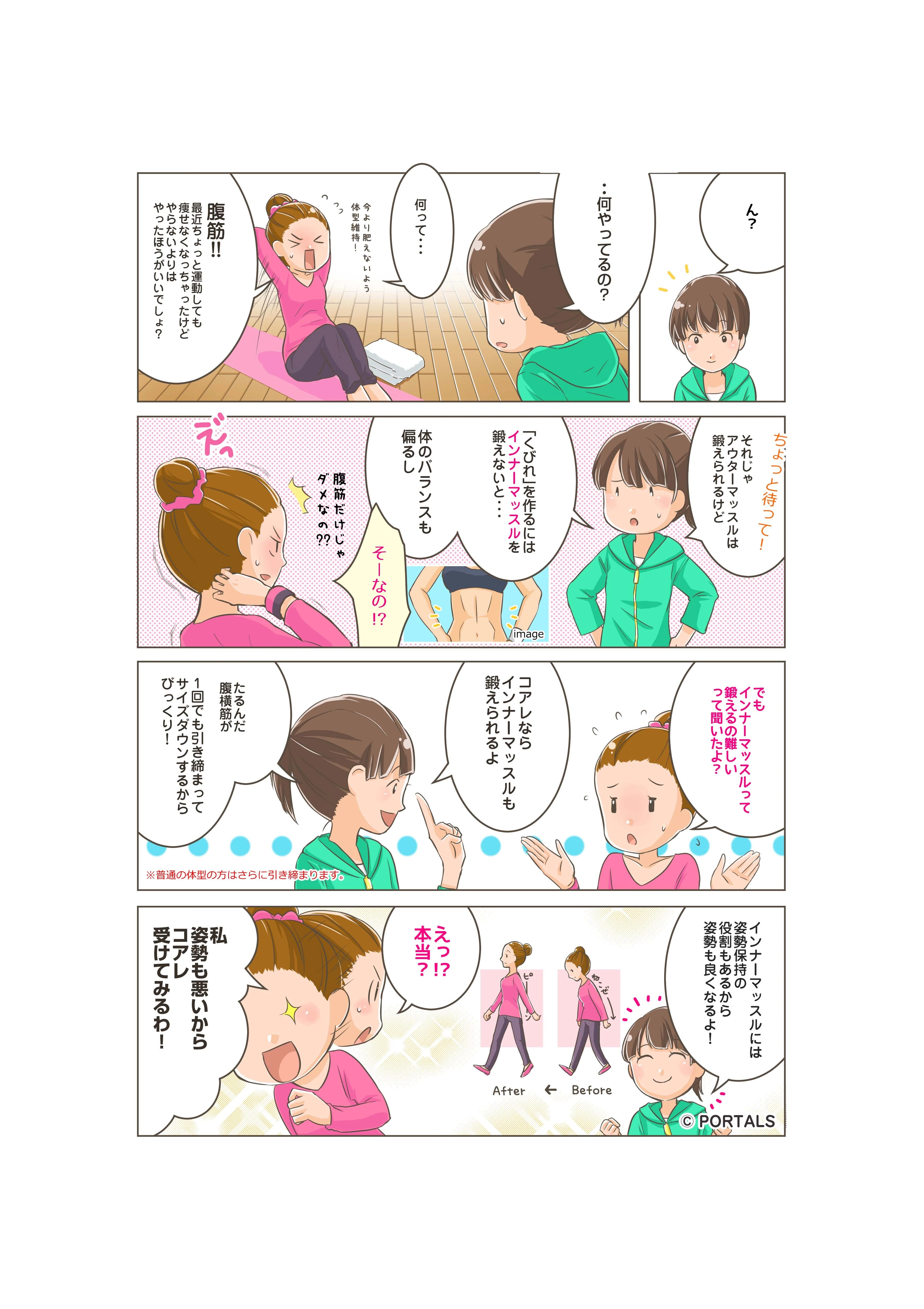 コアレ筋トレ体験者の声